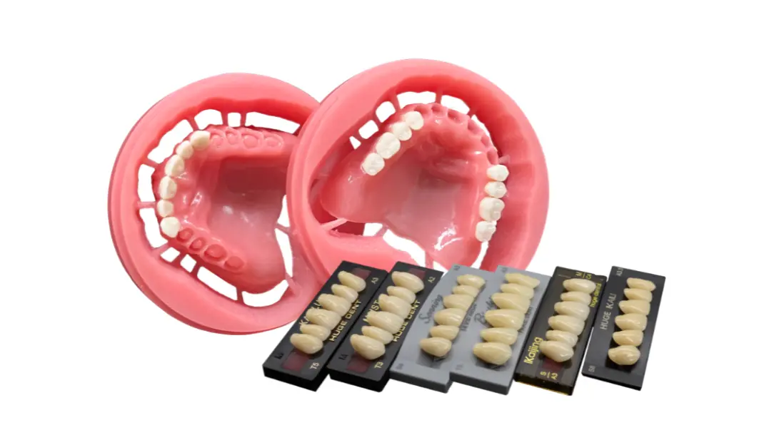 HUGE Acrylic Teeth Help to Make Digital Full Denture with Natural Beauty and High Quality