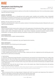 IFU-P-Etchant Phosphoric Acid Etching Gel