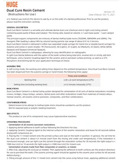 IFU-TopCEM Dual Cure Resin Cement