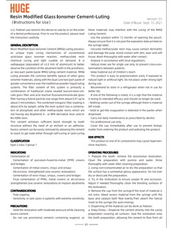 IFU-TopCEM-RMGI Resin Modified Glass Ionomer Cement-Luting