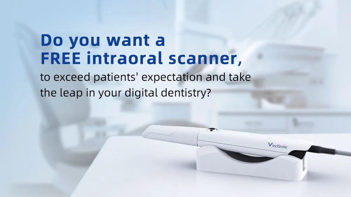 Optimal i-Vinci Digital Scanning Solution - Get all the tools you need to go digital dentistry for FREE