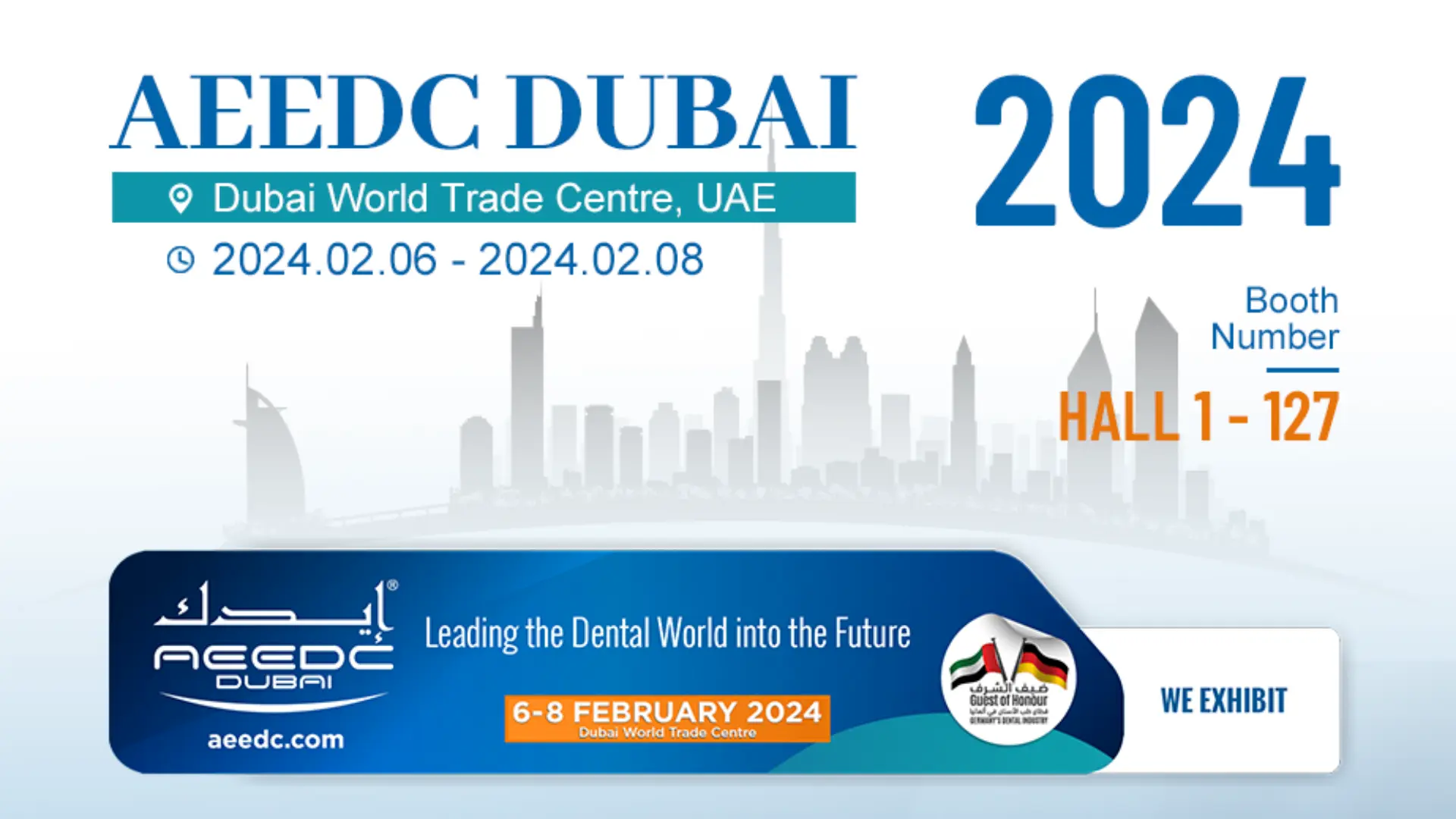 TWO BIG DENTISTRY EVENTS YOU CAN'T MISS : AEEDC Dubai 2024 and CIOSP 2024